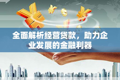 兴文全面解析经营贷款，助力企业发展的金融利器