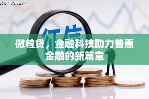 兴文微粒贷，金融科技助力普惠金融的新篇章