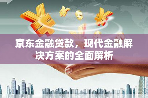兴文京东金融贷款，现代金融解决方案的全面解析