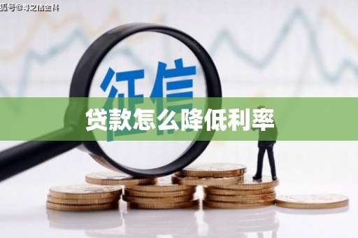 兴文贷款怎么降低利率