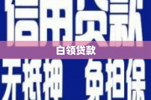 兴文白领贷款