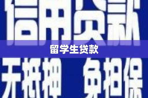 兴文留学生贷款